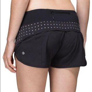 Lululemon Speed Up Shorts Polka Dot